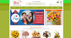 Desktop Screenshot of floresenperu.com
